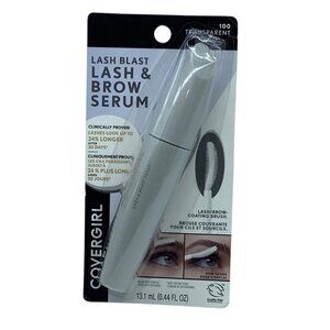 Covergirl Lash Blast Lash &‎ Brow Serum Mascara 13.1 ML Transparent NEW .44 Oz.
